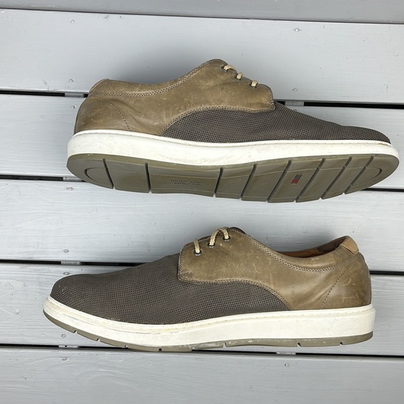 Johnston & Murphy Men’s Two Tone Fabric/Leather Casual Dress Oxford Size 13 - Picture 3 of 8